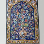 کاشی مینیاتوری گل سرخی